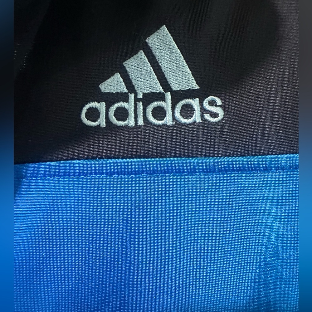 NWT Adidas Allday Blue Tricolor Track Jacket Size Small Men’s/Unisex - Picture 3 of 5